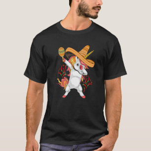 Dabbing Unicorn Cinco De Mayo Manar Women Kids Gir T Shirt