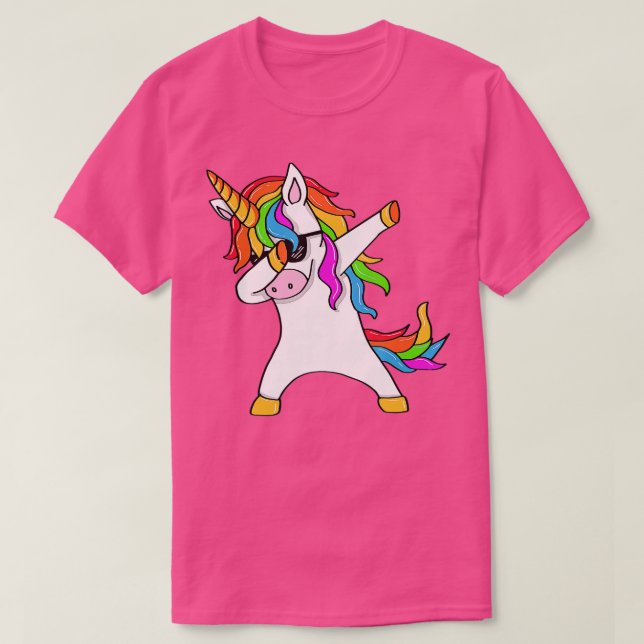Dabbing Unicorn Dab Unicorn Gift T Shirt (Design framsida)