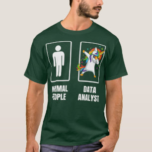 Dabbing Unicorn Data Analyst Data Scientist T Shirt