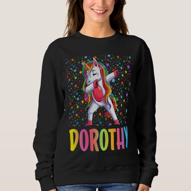 Dabbing Unicorn Dorothy T Shirt (Framsida)