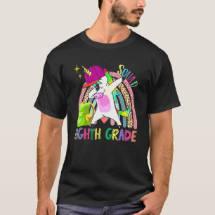 Dabbing Unicorn Eighth Klass 8th Klass Rainbow Tea T Shirt