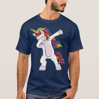 Dabbing Unicorn - Finny Unicorn Dab Gift T Shirt