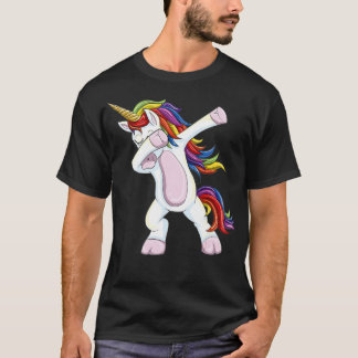 Dabbing Unicorn Funny Unicorn Dab Gift T Shirt