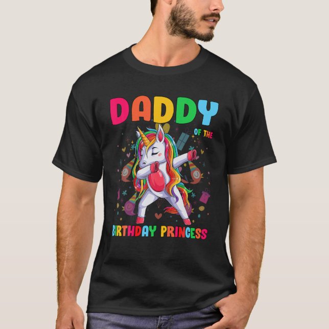 Dabbing Unicorn Gir T Shirt (Framsida)