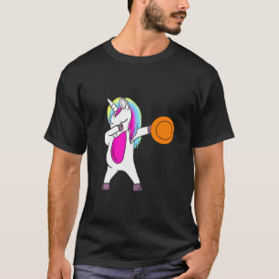 Dabbing Unicorn Golf Player Sports Älskare T Shirt