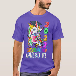 Dabbing Unicorn Kindergarten Studentmössa Gown G T Shirt