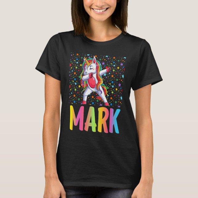 Dabbing Unicorn Mark T Shirt (Framsida)