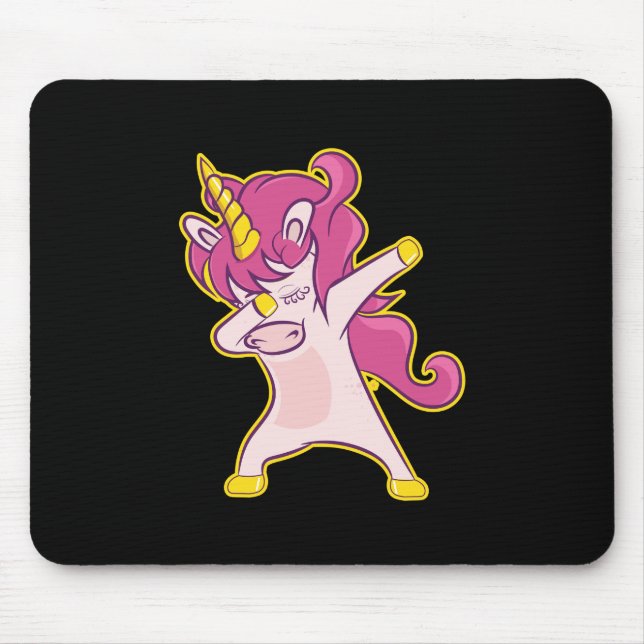 Dabbing Unicorn Musmatta (Framsidan)