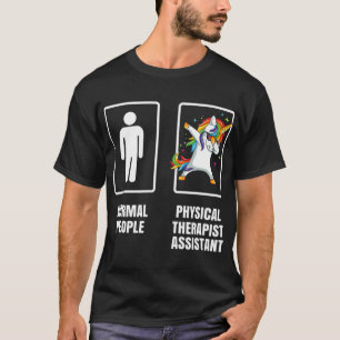 Dabbing Unicorn PhysiTherapist Assistant PT T Shirt