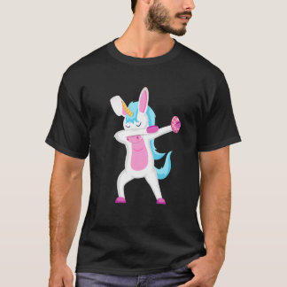 Dabbing Unicorn Rabbit Påsk Day Eggs Dab Boys Gi T Shirt