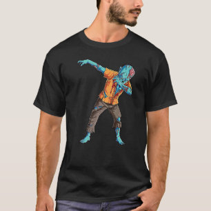 Dabbing Unicorn Skeleton Halloween Girls Dab T Shirt
