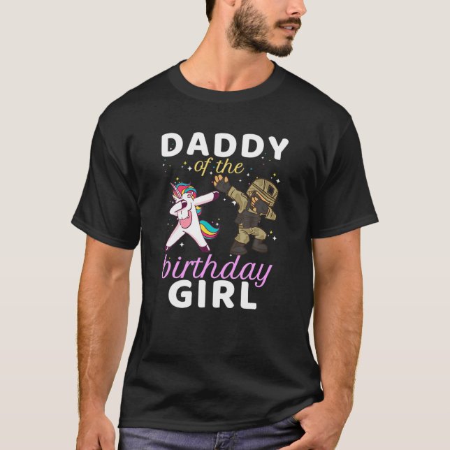 Dabbing Unicorn SOLDIER T Shirt (Framsida)