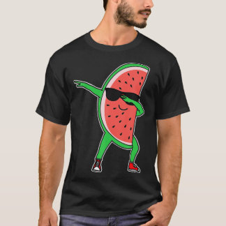Dabbing Watermelon Kawaii Dab Summer Fruit Melon L T Shirt