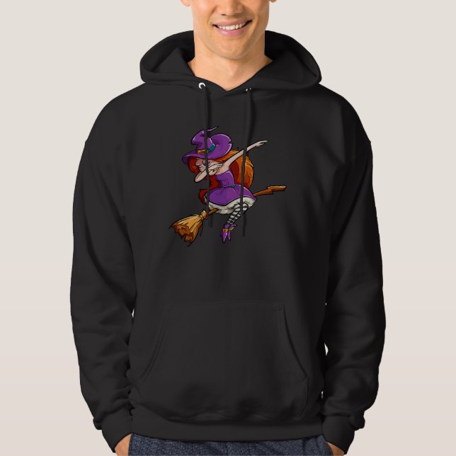 Dabbing Witch Hoodie (Framsida)