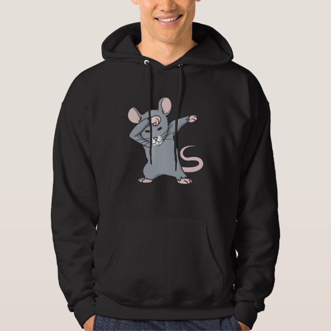 Dabbing Year Of The Rat Happy Chinese New Year 202 Hoodie (Framsida)