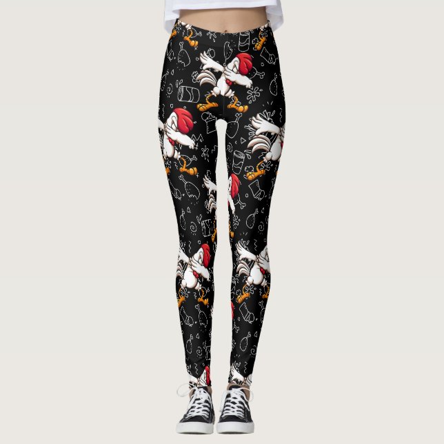 dabbingkyckling leggings (Framsida)