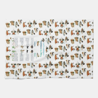 Dabblers vs. Divers Kökshandduk med bakgrund