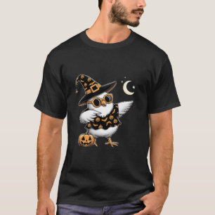 Dabing Chicken Halloween Pumpkin-Chick eller behan T Shirt