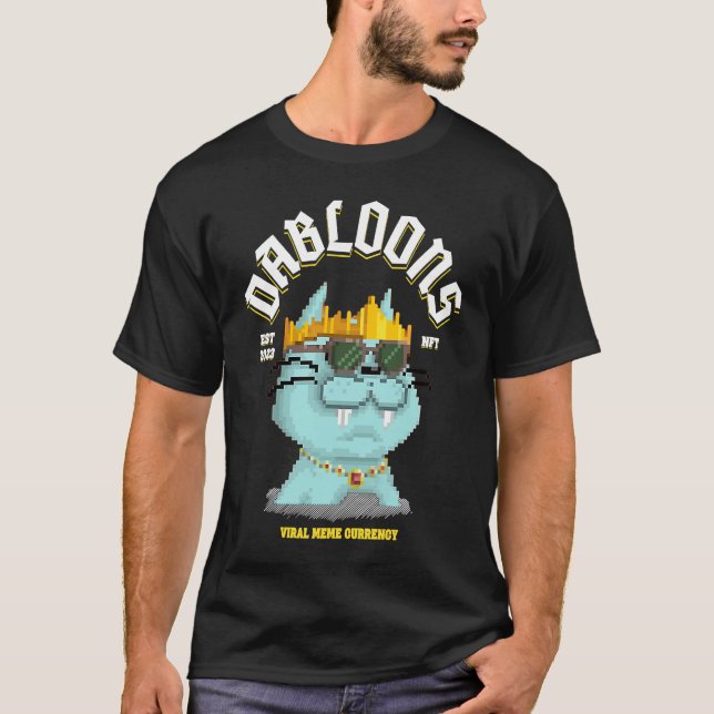 Dabloons NFT Viral Meme Currency T Shirt (Framsida)