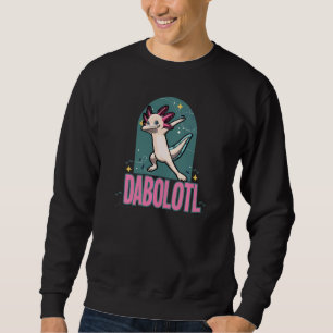 Dabolotl Axolotl Kvinnor Mexikansk Fisk  Amfibie Lång Ärmad Tröja