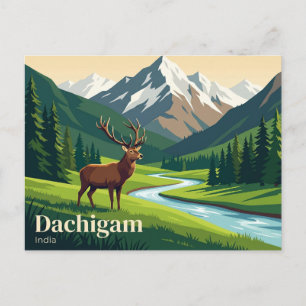 Dachigam nationalpark Indien Vykort