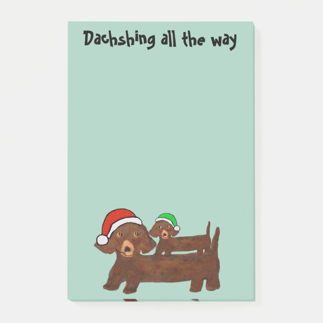 Dachshing Postar-it® hela vägen noterar Post-it Block (Framsida)