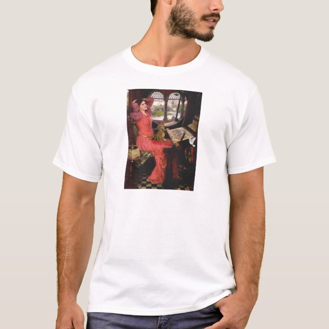 Dachshund 1 - Lady of Shalotte T Shirt (Framsida)