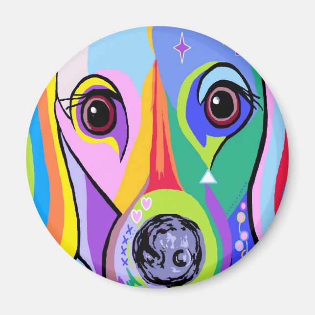 Dachshund 2 magnet (Framsidan)