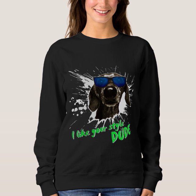 Dachshund 331 t shirt (Framsida)