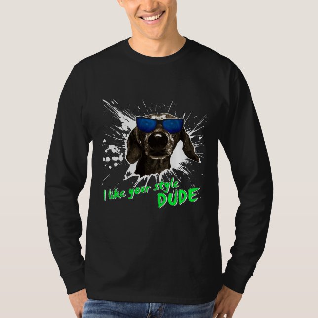 Dachshund 331 t shirt (Framsida)