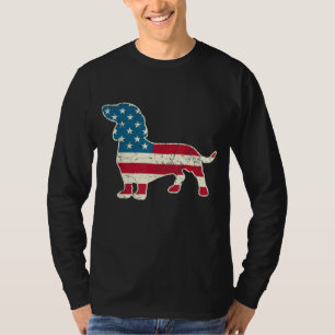 Dachshund 4:e juli Hund älskare Gift Manar Women A T Shirt