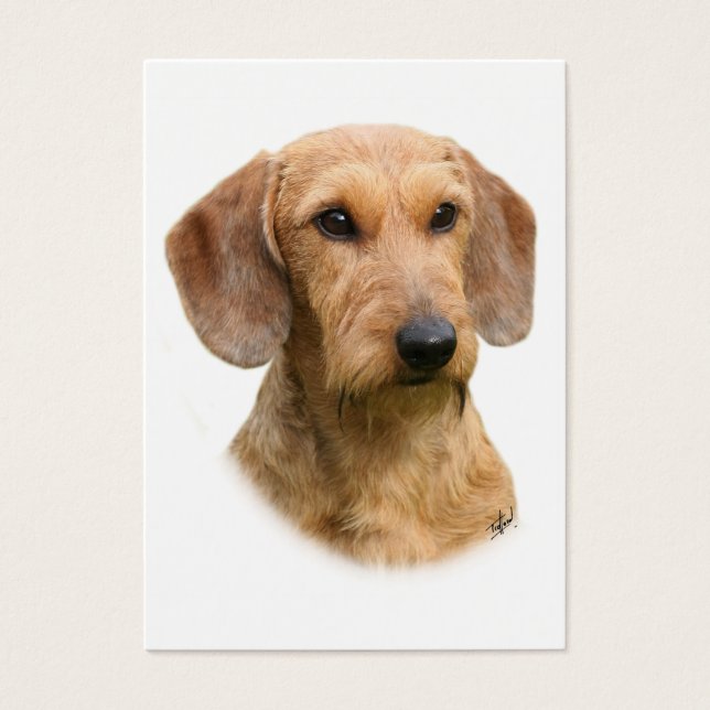 Dachshund 9Y426D-207-2 Visitkort (Framsidan)