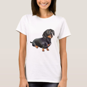 Dachshund (A) - Black and Tan Tee
