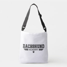 DACHSHUND ACADEMY - BK/WK Basic stil Axelväska