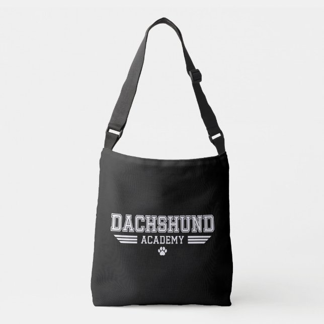 DACHSHUND ACADEMY - WK/BK Basic Style Axelväska (Framsida)