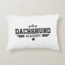 DACHSHUND AKADEMI STJÄRNOR BK/WH