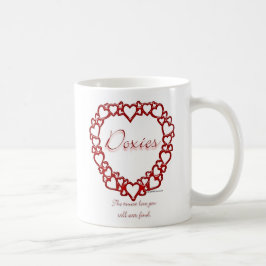 Dachshund Äkta kärlek Kaffemugg