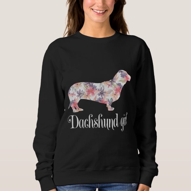 Dachshund Älskare Dachshund Girl New Dachshund Kär T Shirt (Framsida)