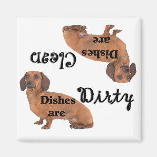 Dachshund Älskare Dishwasher Magnet