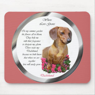 Dachshund Älskare Doxie Musmatta