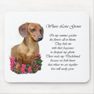 Dachshund Älskare Gifts Musmatta