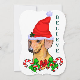 Dachshund Älskare jul Julkort