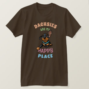 Dachshund Älskare KiniArt T-Shirt