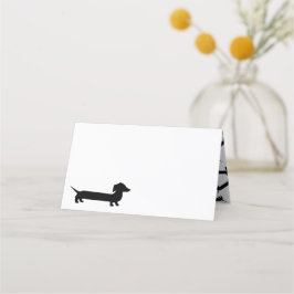 Dachshund Älskare mellan Dinner Party Placeringskort