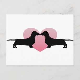 Dachshund Älskare Vykort