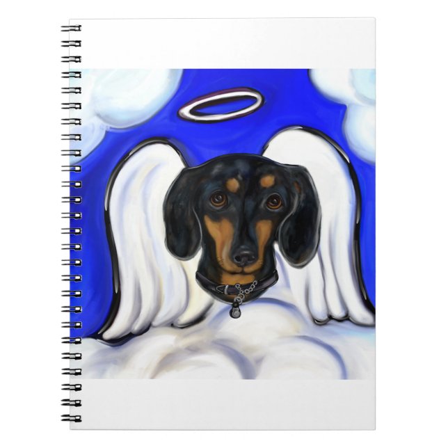 Dachshund Ängel Anteckningsbok (Framsidan)