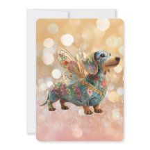 Dachshund Ängel Fe Birthday