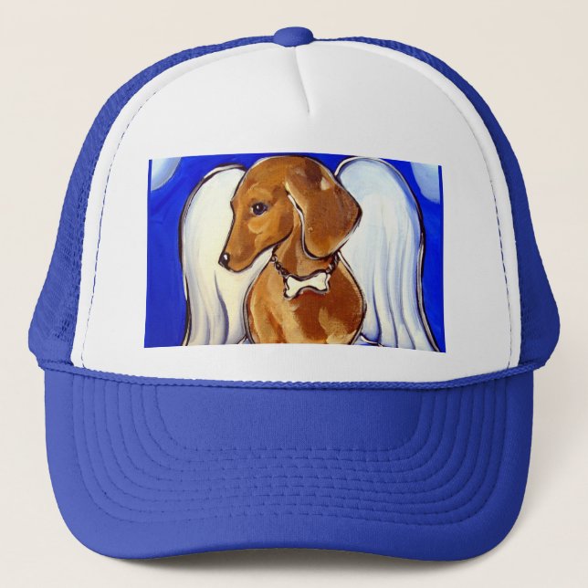Dachshund Ängel Truckerkeps (Framsida)