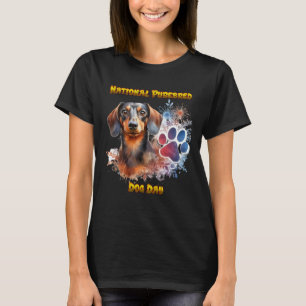 Dachshund-anslutning: en häftig bond t shirt