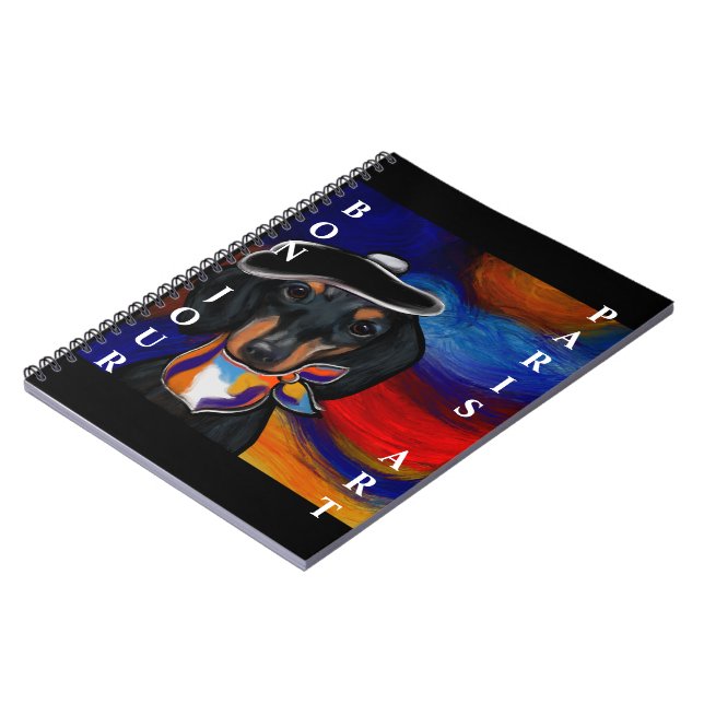 DACHSHUND ANTECKNINGSBOK (Vänstra Sidan)